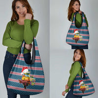 Texas Xmas Christmas Christmas Yall Christmas Grocery Bag Xmas Holiday Patterns - Wonder Print Shop