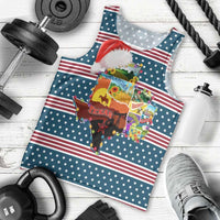 Texas Xmas Christmas Christmas Yall Christmas Men Tank Top Xmas Holiday Patterns - Wonder Print Shop