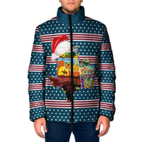 Texas Xmas Christmas Christmas Yall Christmas Padded Jacket Xmas Holiday Patterns - Wonder Print Shop