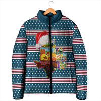 Texas Xmas Christmas Christmas Yall Christmas Padded Jacket Xmas Holiday Patterns - Wonder Print Shop