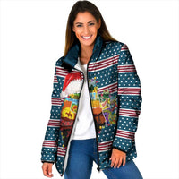 Texas Xmas Christmas Christmas Yall Christmas Padded Jacket Xmas Holiday Patterns - Wonder Print Shop