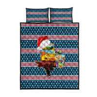 Texas Xmas Christmas Christmas Yall Christmas Quilt Bed Set Xmas Holiday Patterns - Wonder Print Shop