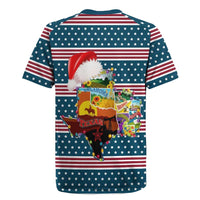 Texas Xmas Christmas Christmas Yall Christmas Rugby Jersey Xmas Holiday Patterns - Wonder Print Shop