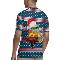 Texas Xmas Christmas Christmas Yall Christmas Rugby Jersey Xmas Holiday Patterns - Wonder Print Shop