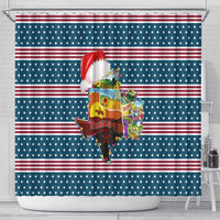 Texas Xmas Christmas Christmas Yall Christmas Shower Curtain Xmas Holiday Patterns - Wonder Print Shop
