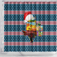 Texas Xmas Christmas Christmas Yall Christmas Shower Curtain Xmas Holiday Patterns - Wonder Print Shop