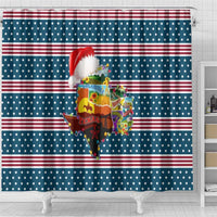 Texas Xmas Christmas Christmas Yall Christmas Shower Curtain Xmas Holiday Patterns - Wonder Print Shop