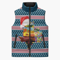 Texas Xmas Christmas Christmas Yall Christmas Sleeveless Puffer Jacket Xmas Holiday Patterns - Wonder Print Shop