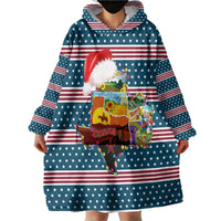 Texas Xmas Christmas Christmas Yall Christmas Wearable Blanket Hoodie Xmas Holiday Patterns - Wonder Print Shop