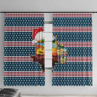 Texas Xmas Christmas Christmas Yall Christmas Window Curtain Xmas Holiday Patterns - Wonder Print Shop