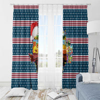 Texas Xmas Christmas Christmas Yall Christmas Window Curtain Xmas Holiday Patterns - Wonder Print Shop