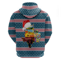 Texas Xmas Christmas Christmas Yall Christmas Zip Hoodie Xmas Holiday Patterns - Wonder Print Shop