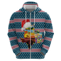 Texas Xmas Christmas Christmas Yall Christmas Zip Hoodie Xmas Holiday Patterns - Wonder Print Shop