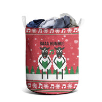 Vintage Sheep Music Christmas Laundry Basket Xmas Holiday Patterns - Wonder Print Shop