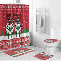 Vintage Sheep Music Christmas Bathroom Set Xmas Holiday Patterns - Wonder Print Shop