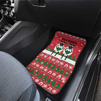 Vintage Sheep Music Christmas Car Mats Xmas Holiday Patterns - Wonder Print Shop