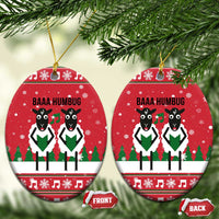 Vintage Sheep Music Christmas Ceramic Ornament Xmas Holiday Patterns - Wonder Print Shop