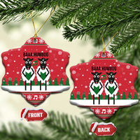 Vintage Sheep Music Christmas Ceramic Ornament Xmas Holiday Patterns - Wonder Print Shop