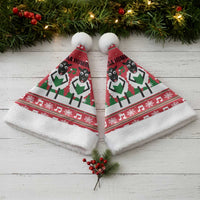 Vintage Sheep Music Christmas Santa Hat Xmas Holiday Patterns - Wonder Print Shop