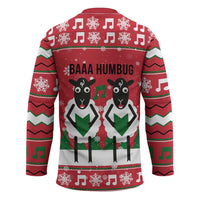 Vintage Sheep Music Christmas Hockey Jersey Xmas Holiday Patterns - Wonder Print Shop