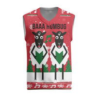 Vintage Sheep Music Christmas Knitted V-Neck Vest Xmas Holiday Patterns - Wonder Print Shop