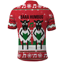 Vintage Sheep Music Christmas Polo Shirt Xmas Holiday Patterns - Wonder Print Shop