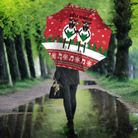 Vintage Sheep Music Christmas Umbrella Xmas Holiday Patterns - Wonder Print Shop