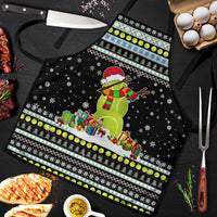 Tennis Snowman Christmas Apron Xmas Holiday Patterns - Wonder Print Shop