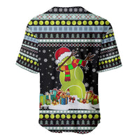 Tennis Snowman Christmas Baseball Jersey Xmas Holiday Patterns - Wonder Print Shop