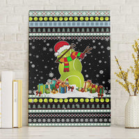 Tennis Snowman Christmas Canvas Wall Art Xmas Holiday Patterns - Wonder Print Shop