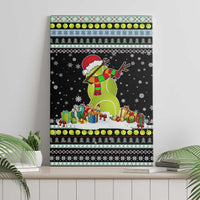 Tennis Snowman Christmas Canvas Wall Art Xmas Holiday Patterns - Wonder Print Shop