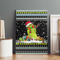 Tennis Snowman Christmas Canvas Wall Art Xmas Holiday Patterns - Wonder Print Shop