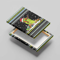 Tennis Snowman Christmas Canvas Wall Art Xmas Holiday Patterns - Wonder Print Shop