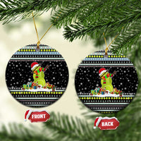 Tennis Snowman Christmas Ceramic Ornament Xmas Holiday Patterns - Wonder Print Shop