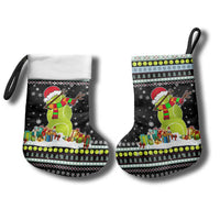 Tennis Snowman Christmas Stocking Xmas Holiday Patterns - Wonder Print Shop