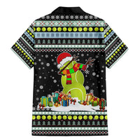Tennis Snowman Christmas Family Matching Mermaid Dress and Hawaiian Shirt Xmas Holiday Patterns - Wonder Print Shop