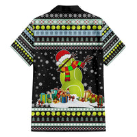 Tennis Snowman Christmas Family Matching Off The Shoulder Long Sleeve Dress and Hawaiian Shirt Xmas Holiday Patterns - Wonder Print Shop