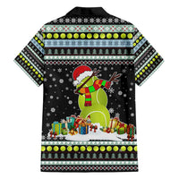 Tennis Snowman Christmas Family Matching Off Shoulder Short Dress and Hawaiian Shirt Xmas Holiday Patterns - Wonder Print Shop