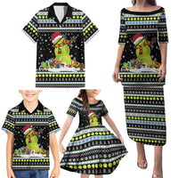 Tennis Snowman Christmas Family Matching Puletasi and Hawaiian Shirt Xmas Holiday Patterns - Wonder Print Shop