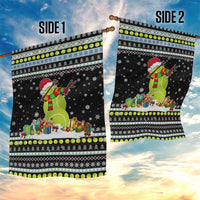 Tennis Snowman Christmas Garden Flag Xmas Holiday Patterns - Wonder Print Shop