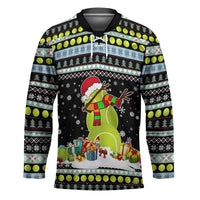 Tennis Snowman Christmas Hockey Jersey Xmas Holiday Patterns - Wonder Print Shop