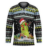 Tennis Snowman Christmas Hockey Jersey Xmas Holiday Patterns - Wonder Print Shop