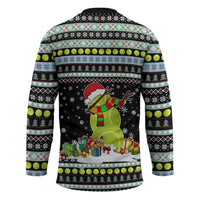 Tennis Snowman Christmas Hockey Jersey Xmas Holiday Patterns - Wonder Print Shop