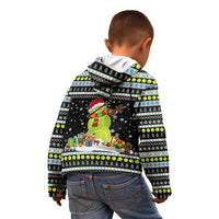 Tennis Snowman Christmas Kid Hoodie Xmas Holiday Patterns - Wonder Print Shop