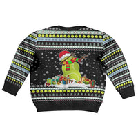 Tennis Snowman Christmas Kid Ugly Christmas Sweater Xmas Holiday Patterns - Wonder Print Shop