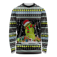 Tennis Snowman Christmas Long Sleeve Shirt Xmas Holiday Patterns - Wonder Print Shop