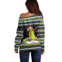 Tennis Snowman Christmas Off Shoulder Sweater Xmas Holiday Patterns - Wonder Print Shop