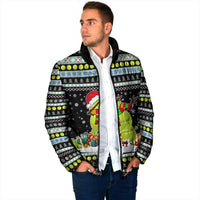 Tennis Snowman Christmas Padded Jacket Xmas Holiday Patterns - Wonder Print Shop