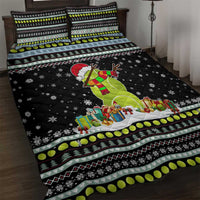 Tennis Snowman Christmas Quilt Bed Set Xmas Holiday Patterns - Wonder Print Shop