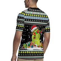 Tennis Snowman Christmas Rugby Jersey Xmas Holiday Patterns - Wonder Print Shop